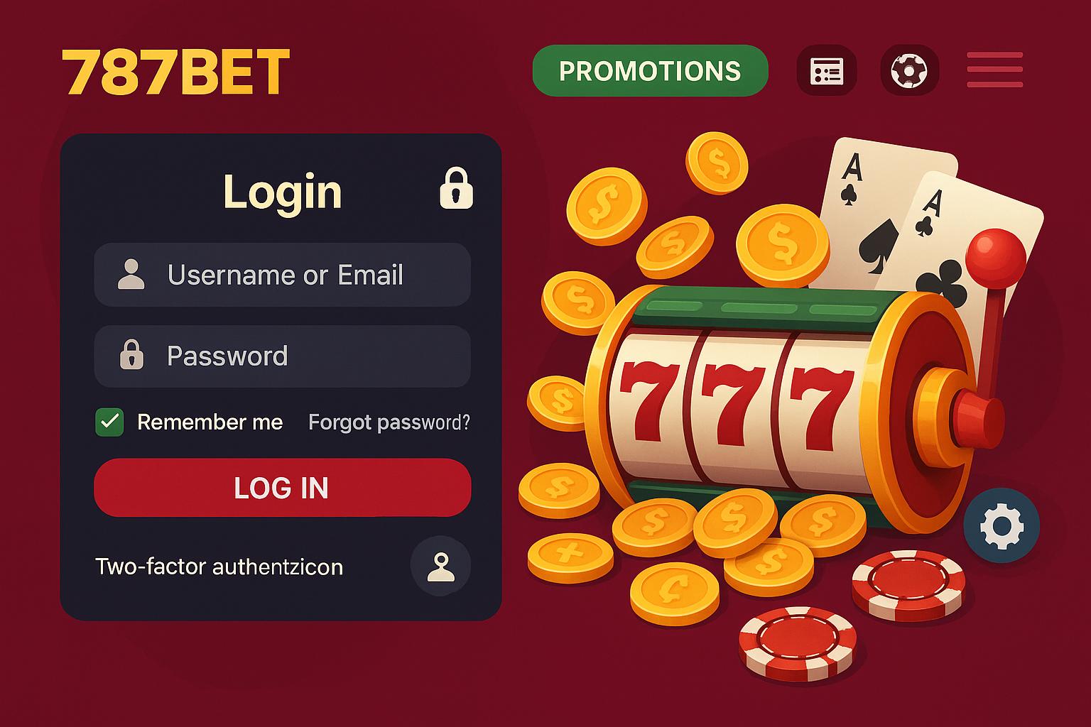 Criar uma nova Conta no plataforma 787BET